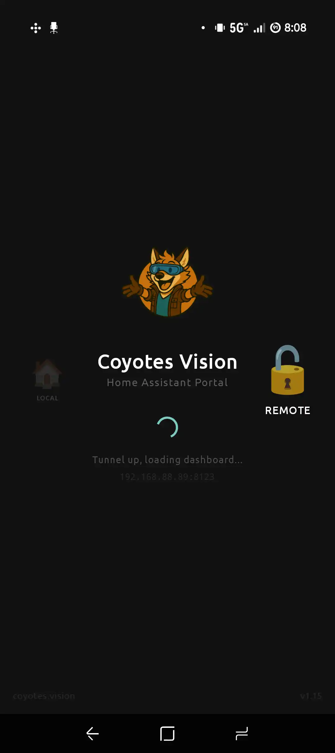 Reconnecting to the house over its own WireGuard tunnel